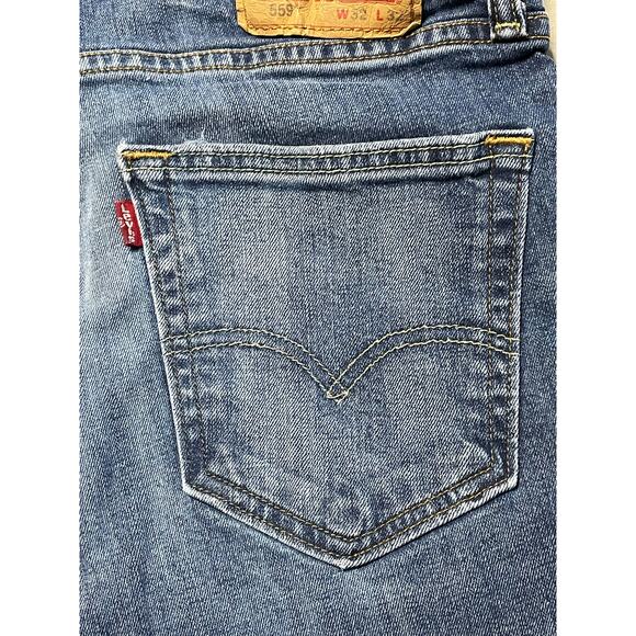 Levi's 559 Straight Leg Denim Jeans 32x32 - Picture 8 of 12